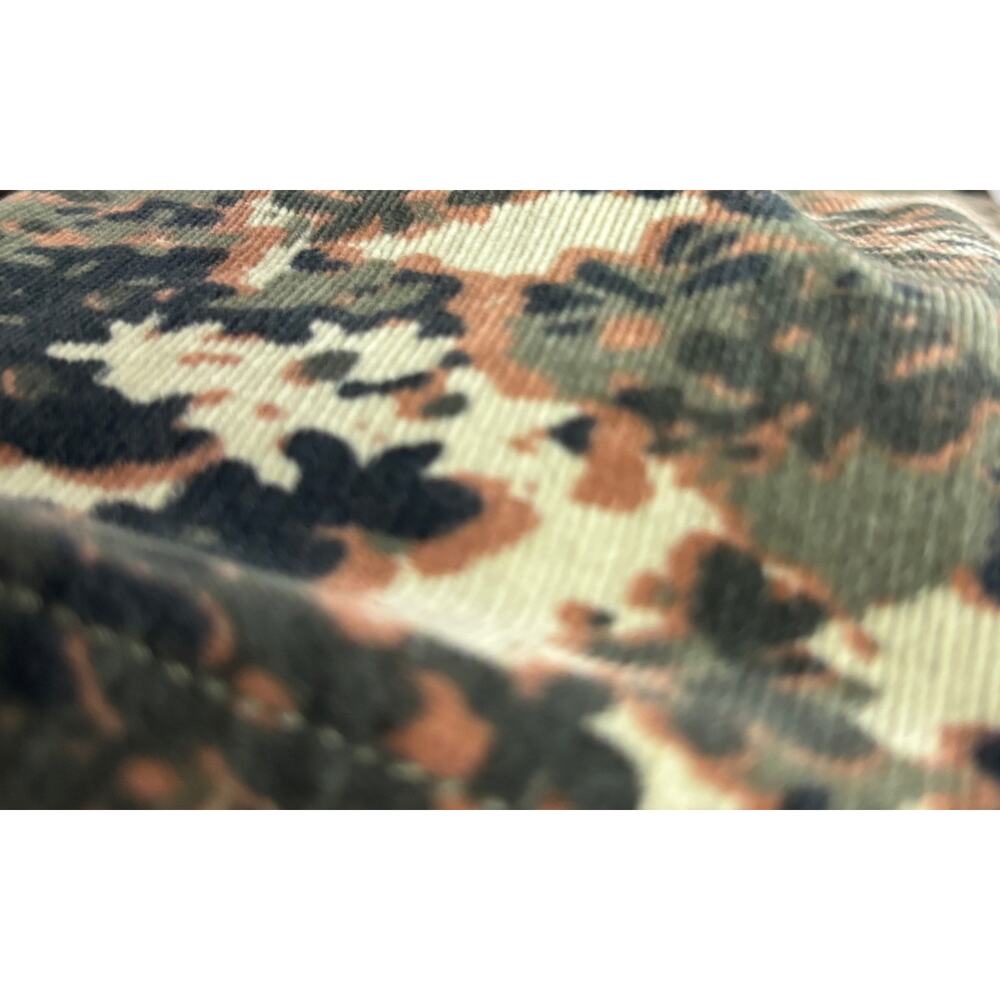 Pilcro Anthropologie Pants Womens 28 Camo Floral Corduroy High Rise Skinny EUC - Picture 8 of 13